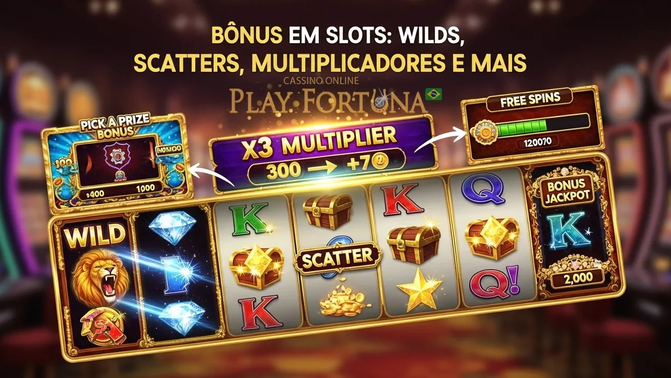Funciones de Bonificación en Slots: Wilds, Scatters, Multiplicadores y Más