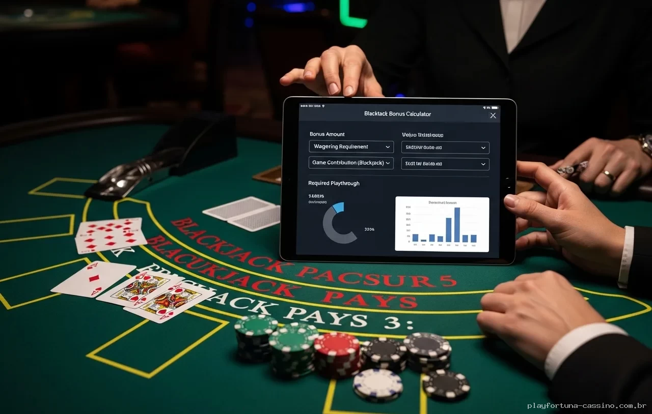 Calculadora de Bônus de Blackjack